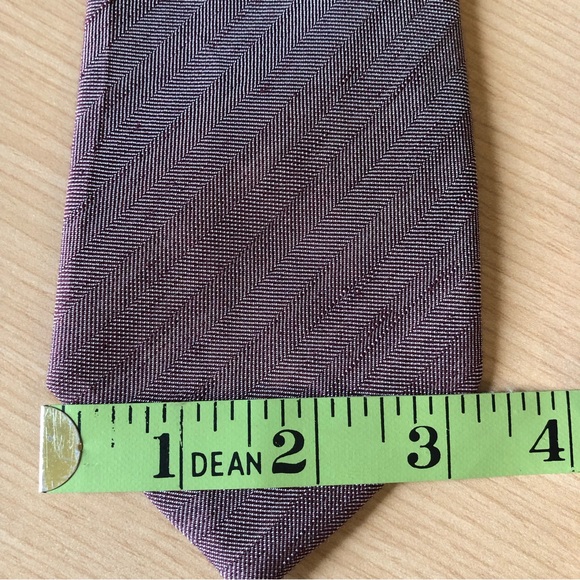 💕2/$30💕Jones New York Collection Silk/Linen Chevron Pattern Tie - Picture 6 of 6